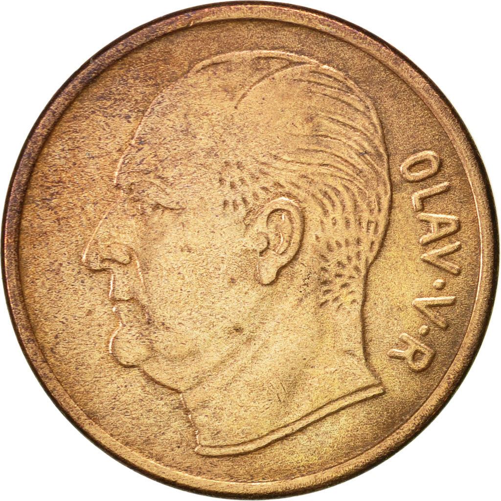 Norway 5 Øre - Olav V Coin KM405 1958 - 1973
