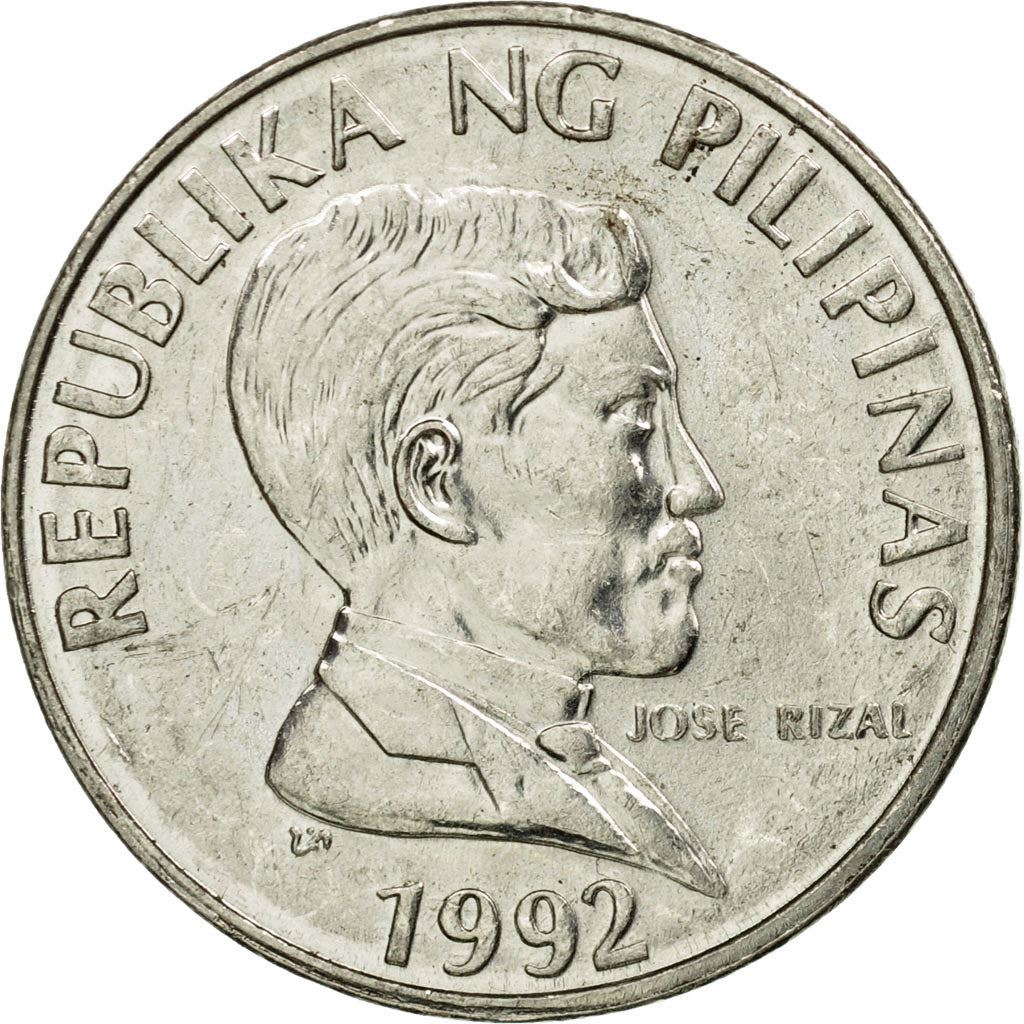 Philippines 1 Piso Coin | small type | KM243.2 | 1991 - 1994