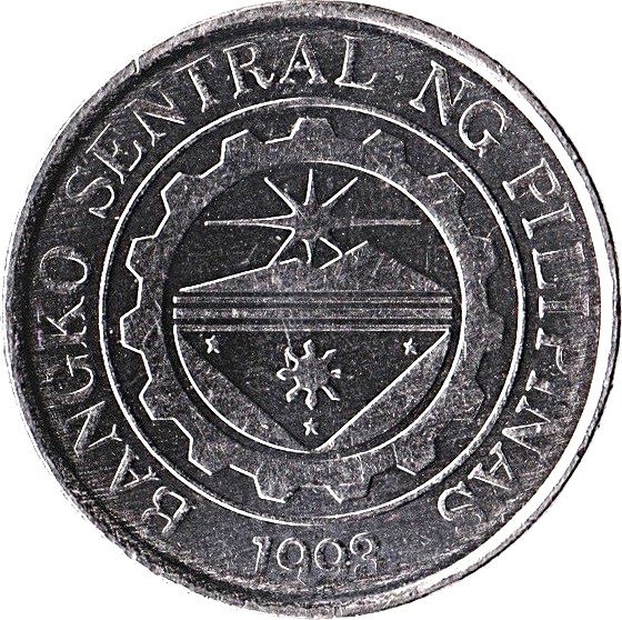 Philippines 1 Piso Magnetic Coin KM269a 2003 - 2017