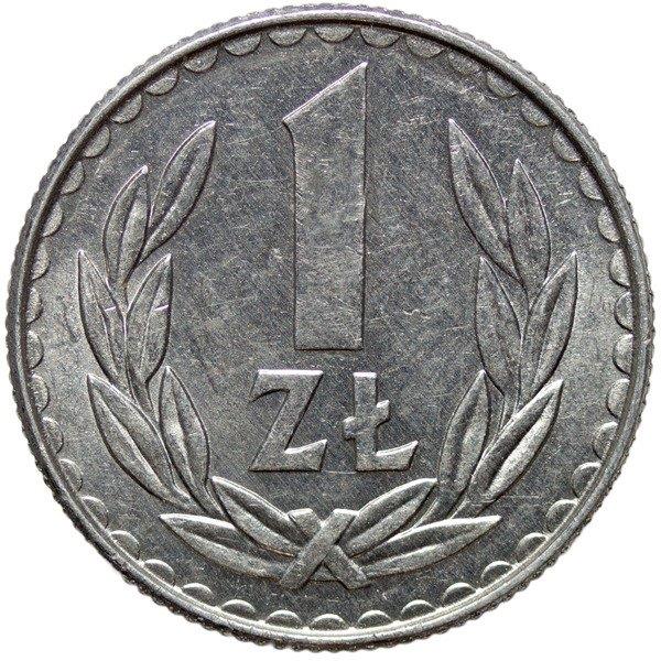 Poland | 1 Złoty | Eagle | KM49.2 | 1986 - 1988