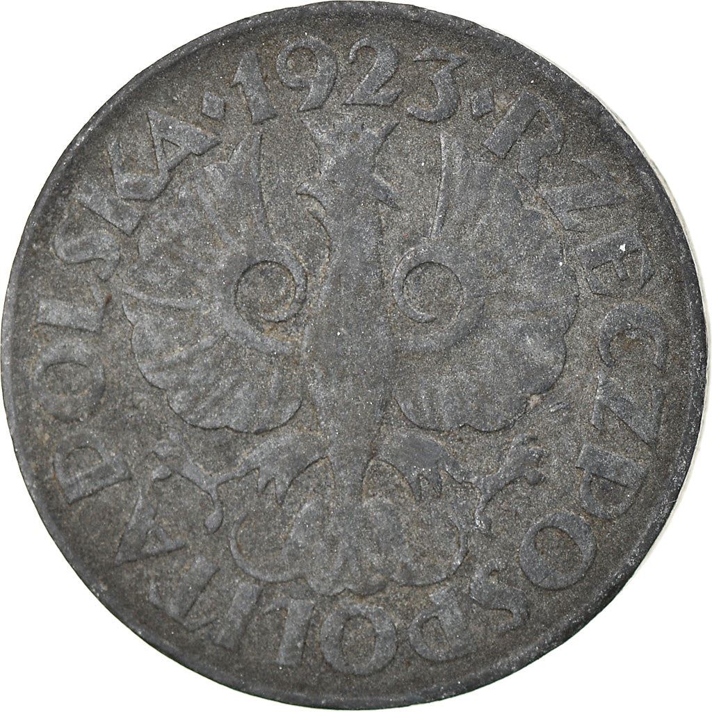 Poland | 10 Groszy Coin | German Occupation WW II | Eagle | KM36 | 1923