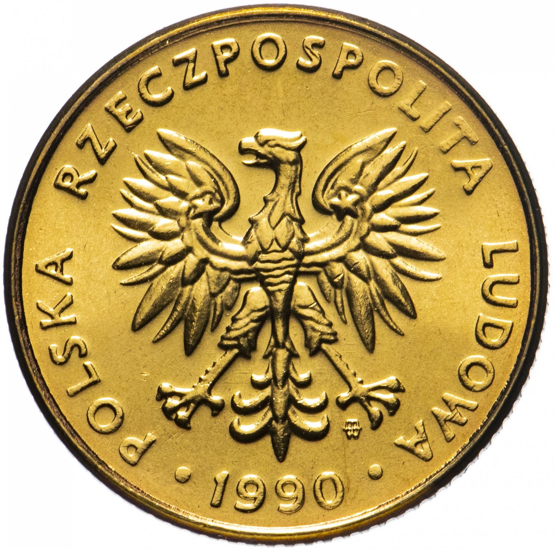 Poland | 10 Złotych | Eagle | KM152.2 | 1989 - 1990
