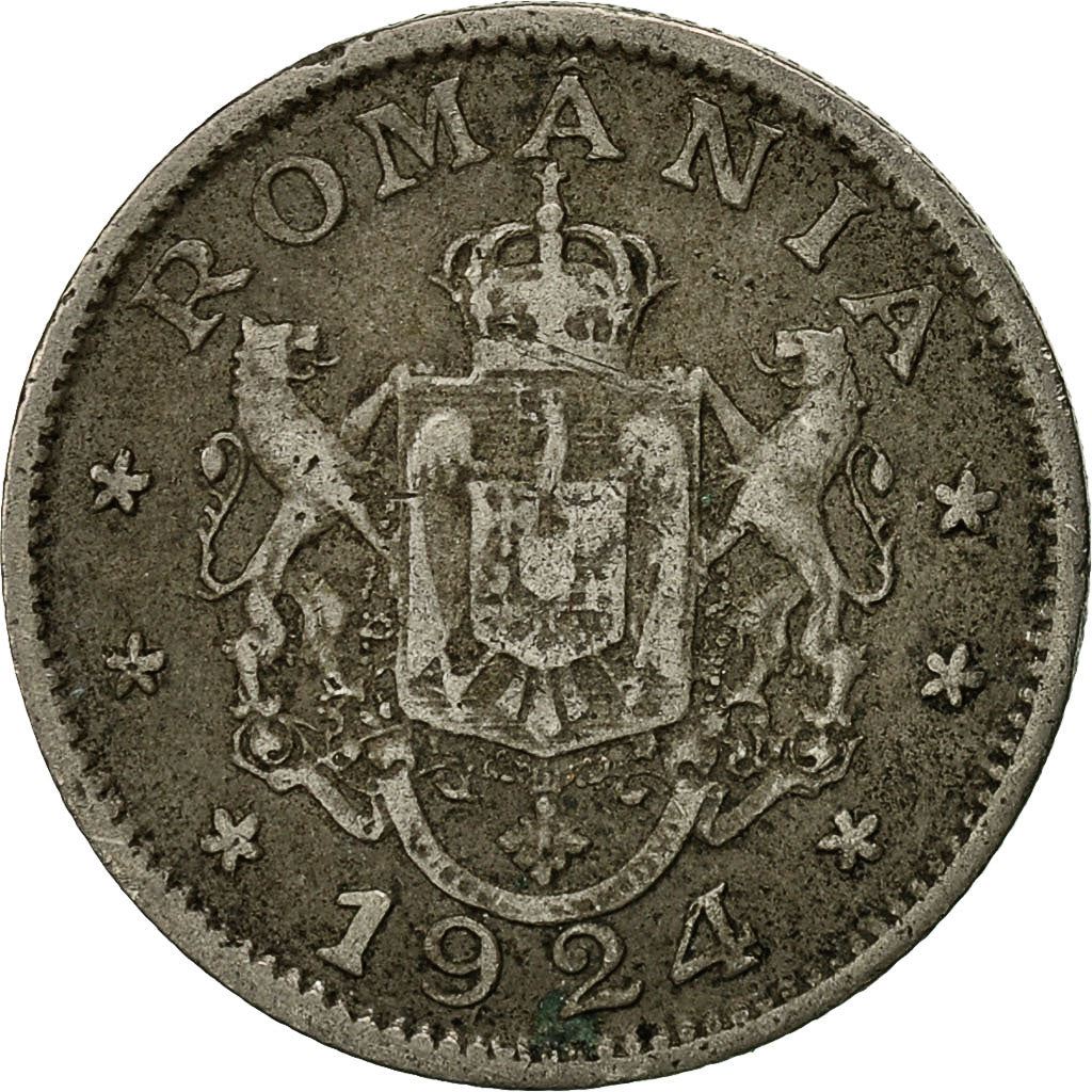 Romania Coin | 1 Leu | Ferdinand I | KM46 | 1924