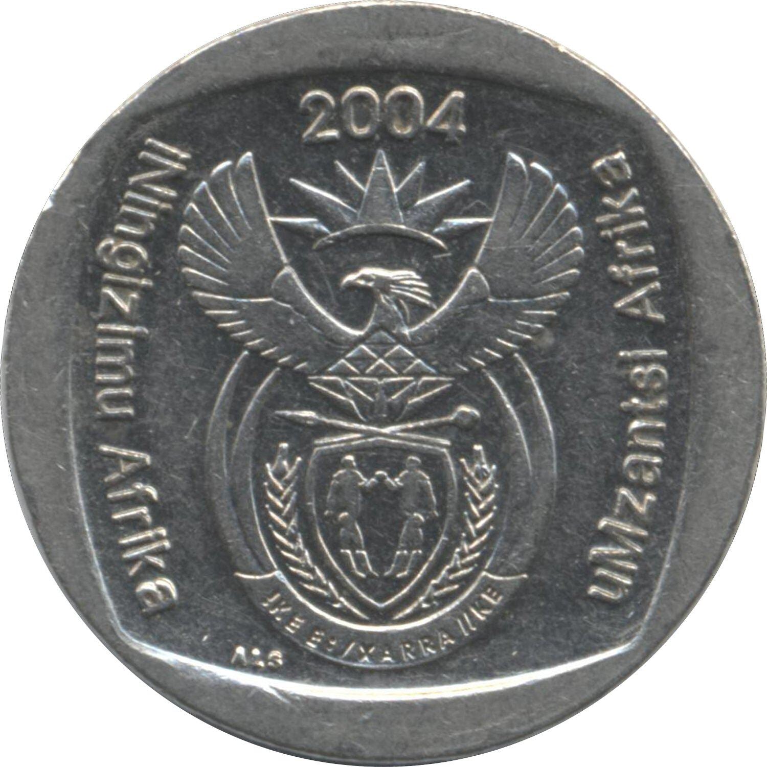 South Africa 1 Rand iNingizimu Afrika - uMzantsi Afrika Coin KM333 2004 - 2016