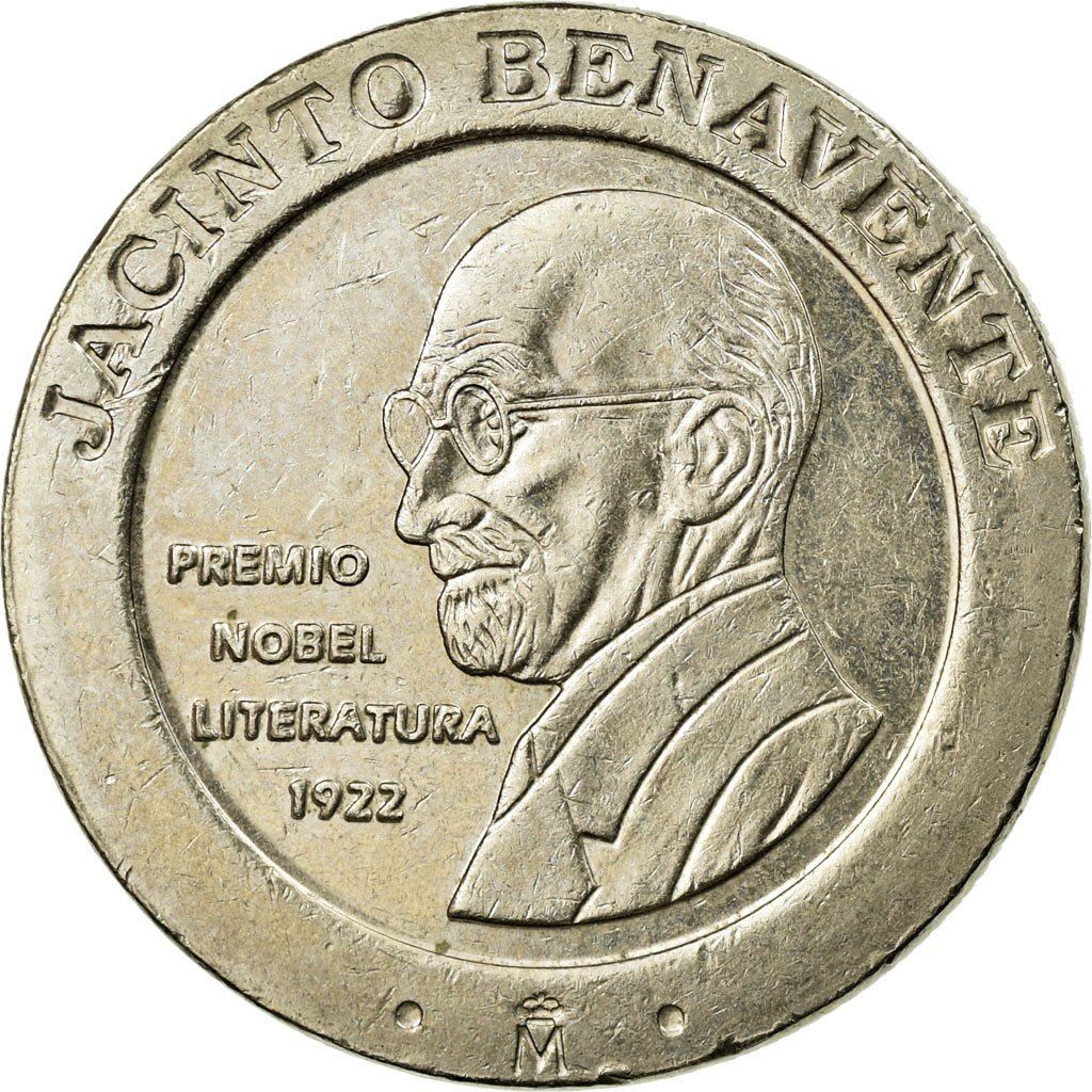 Spain 200 Pesetas Jacinto Benavente Coin KM986 1997