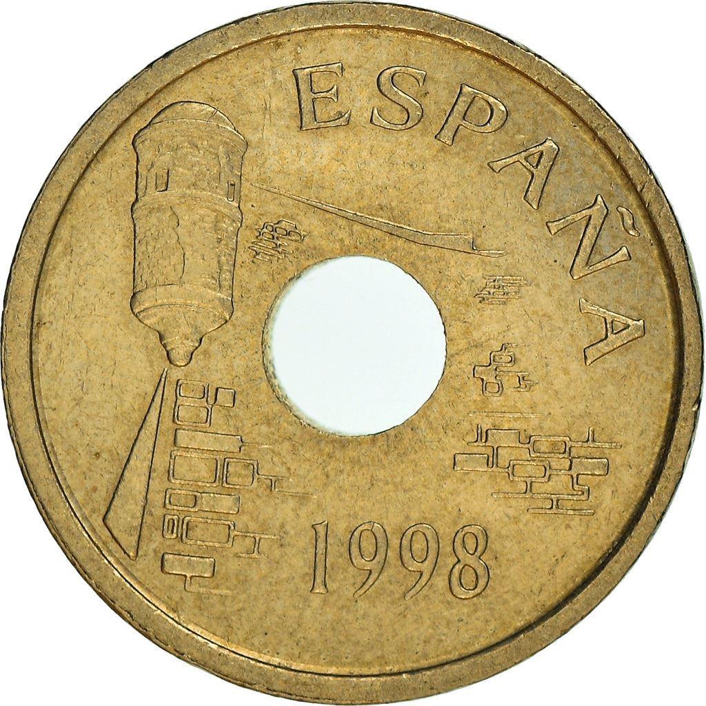 Spain 25 Pesetas Ceuta Coin 1998 KM 990