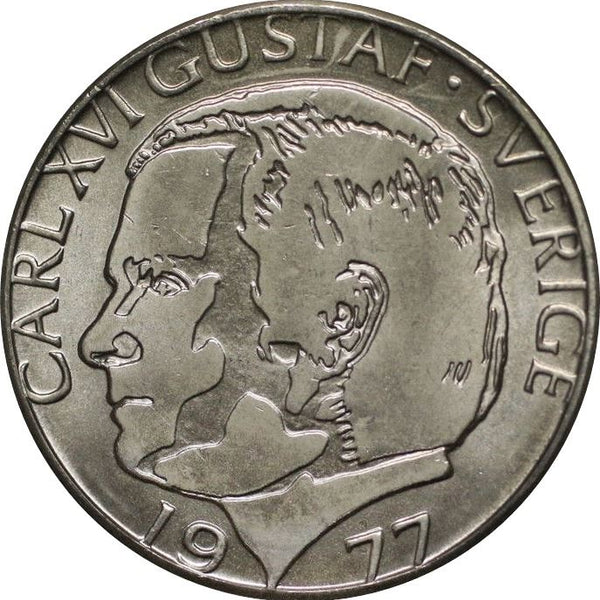 スウェーデン硬貨 1クローナ | カール16世グスタフ | スウェーデン