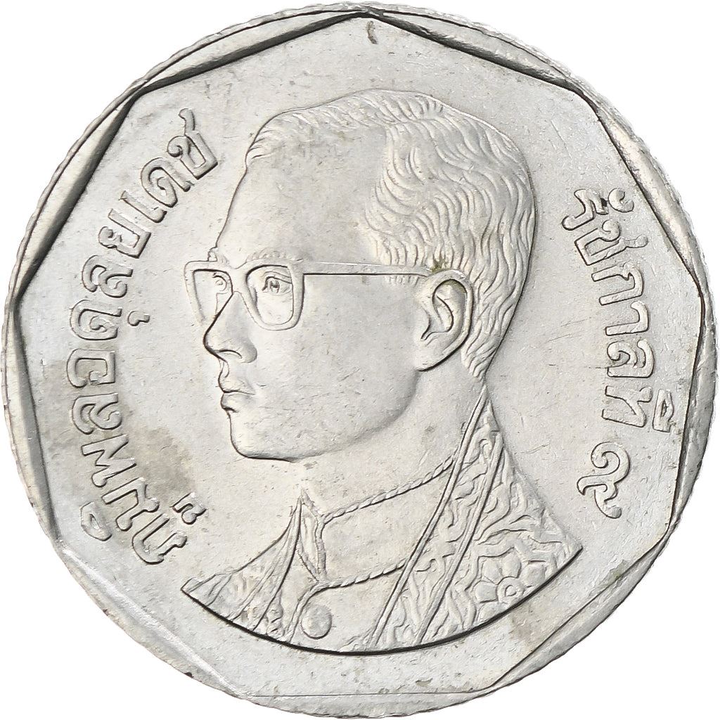 Thailand | 5 Baht Coin | Rama IX | Y:219, Schön:347 | 1988 - 2008