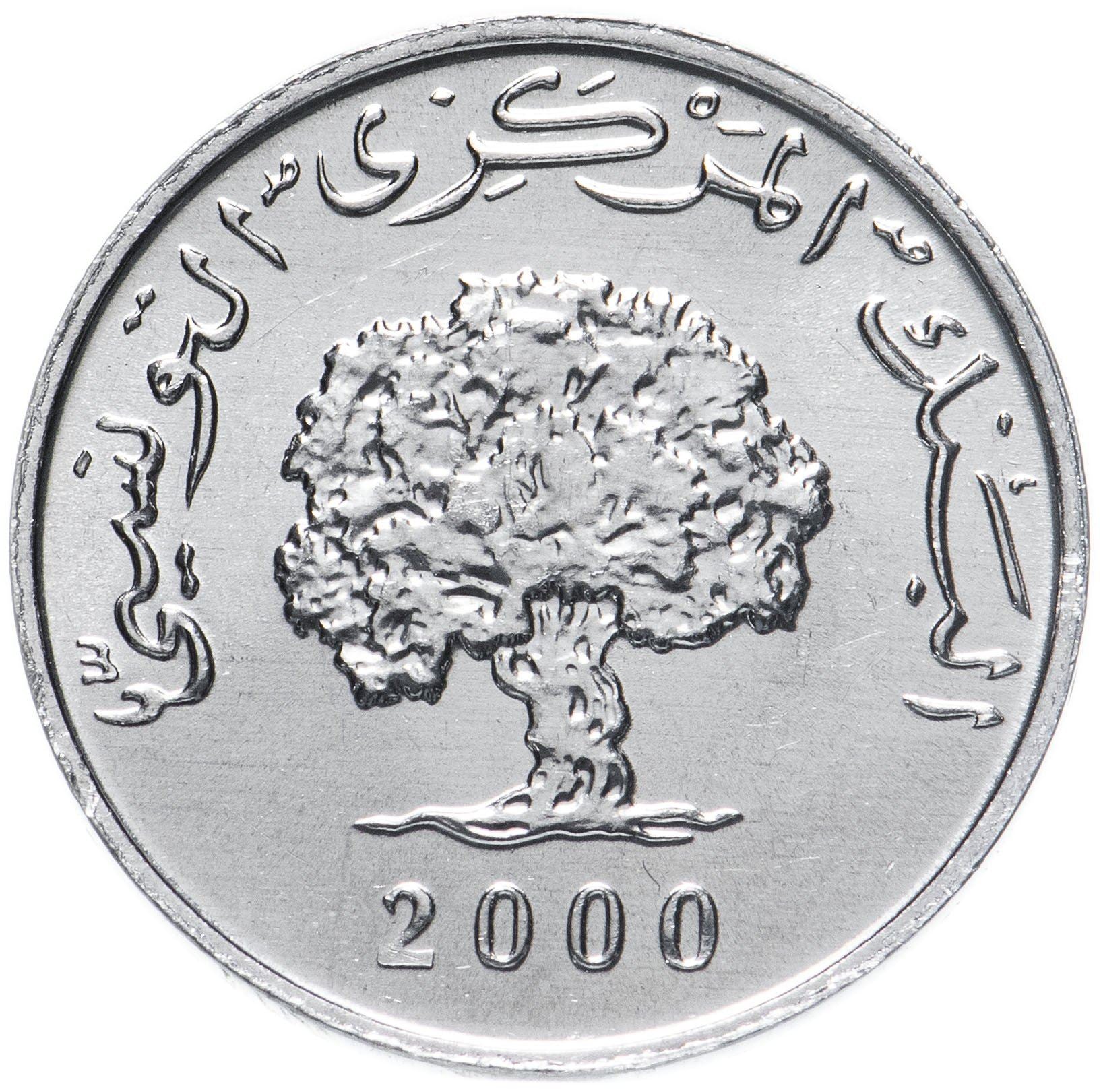 Tunisia 1 Millième Coin KM280 1960