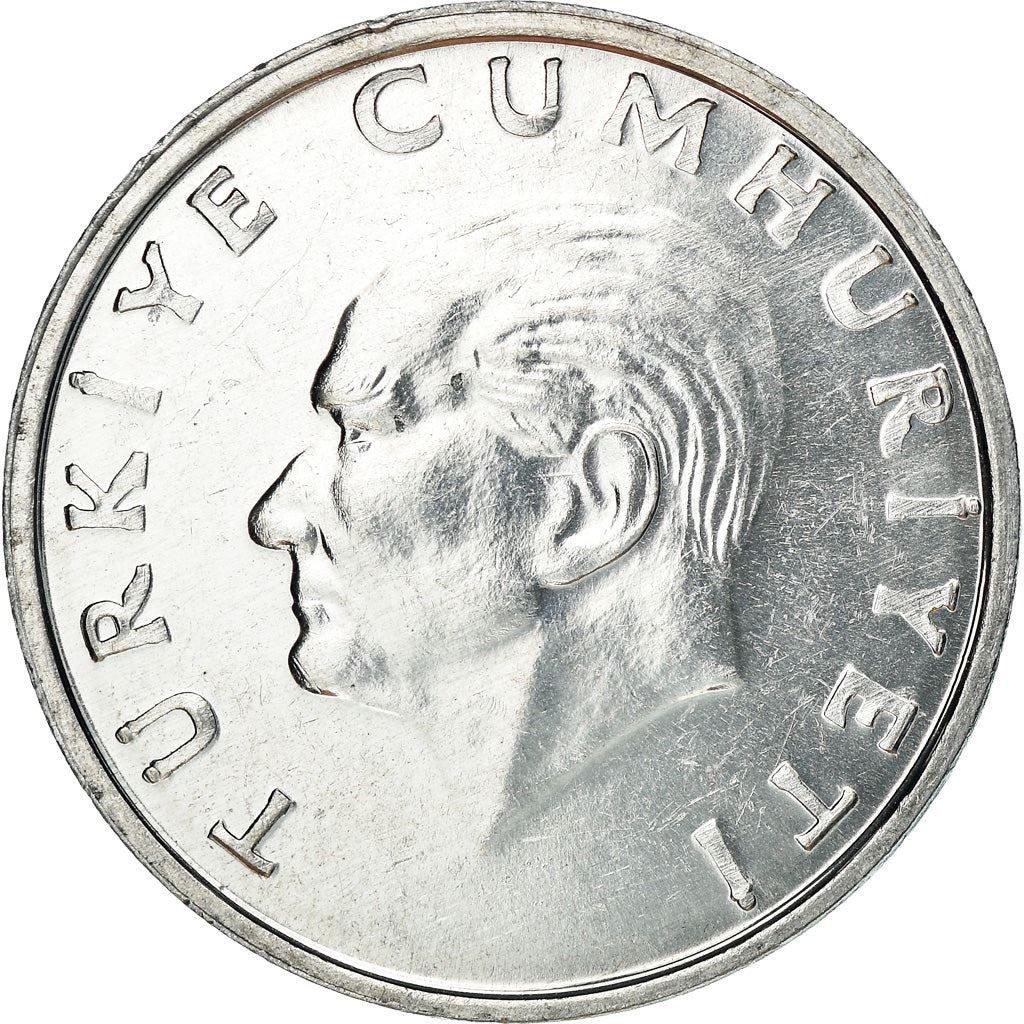 Turkey Coin Turkish 25 Lira | President Mustafa Kemal Ataturk | Moon Star | KM975 | 1985 - 1989