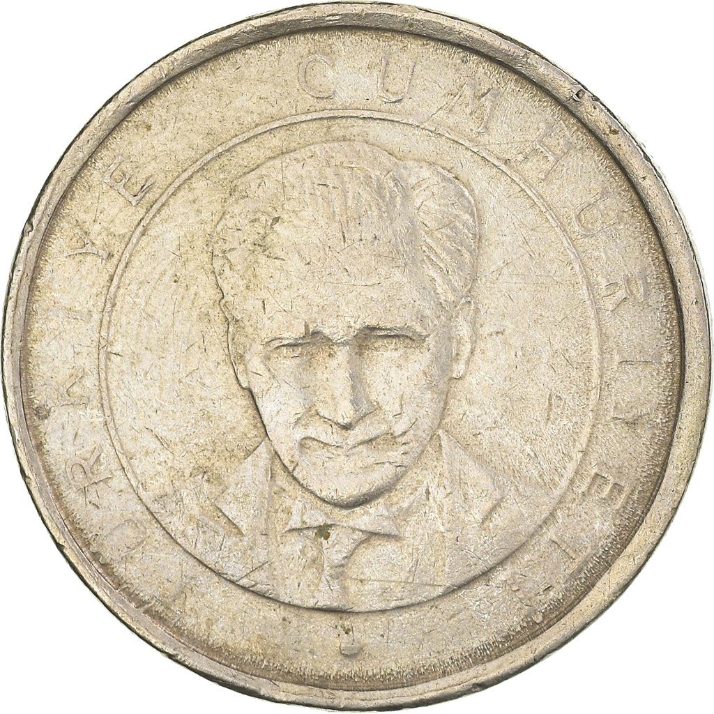 Turkey Coin Turkish 250 000 Lira | President Mustafa Kemal Ataturk | Moon Star | KM1137 | 2002 - 2004