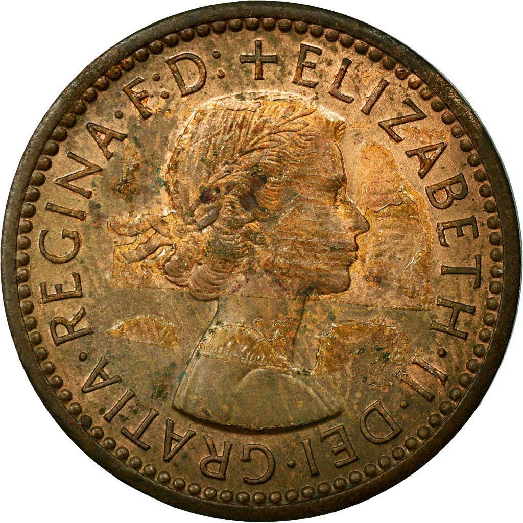 イギリス | 1ファーシング硬貨 | ユーラシアミソサザイ | KM:895