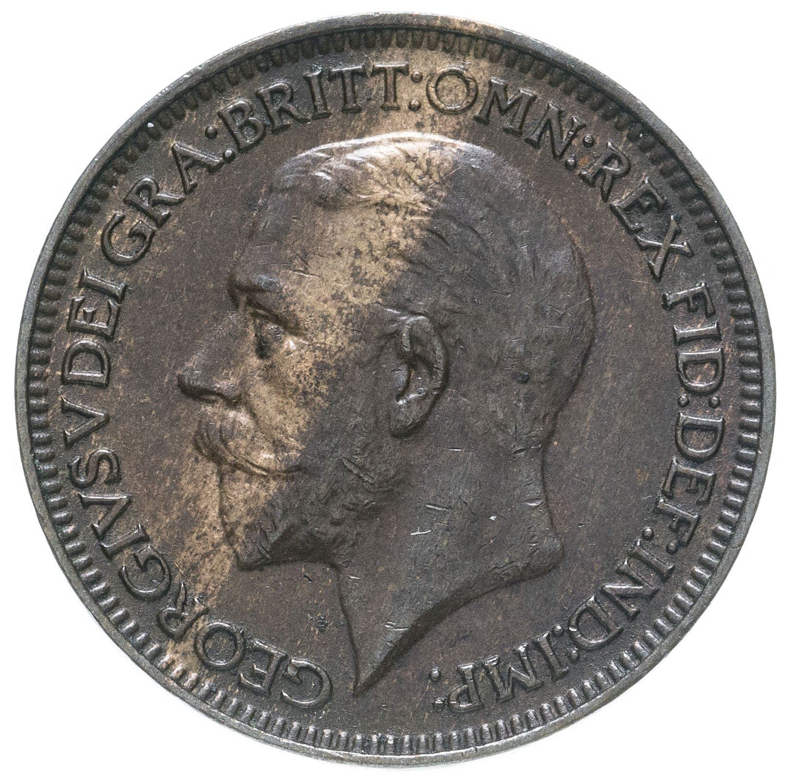 イギリス | 1ファーシング硬貨 | ジョージ5世 | KM:825 | 1926 - 1936
