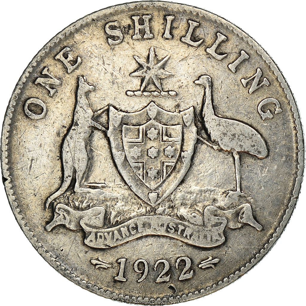 United Kingdom 1 Shilling Coin | George V 2nd type | 1920 - 1926