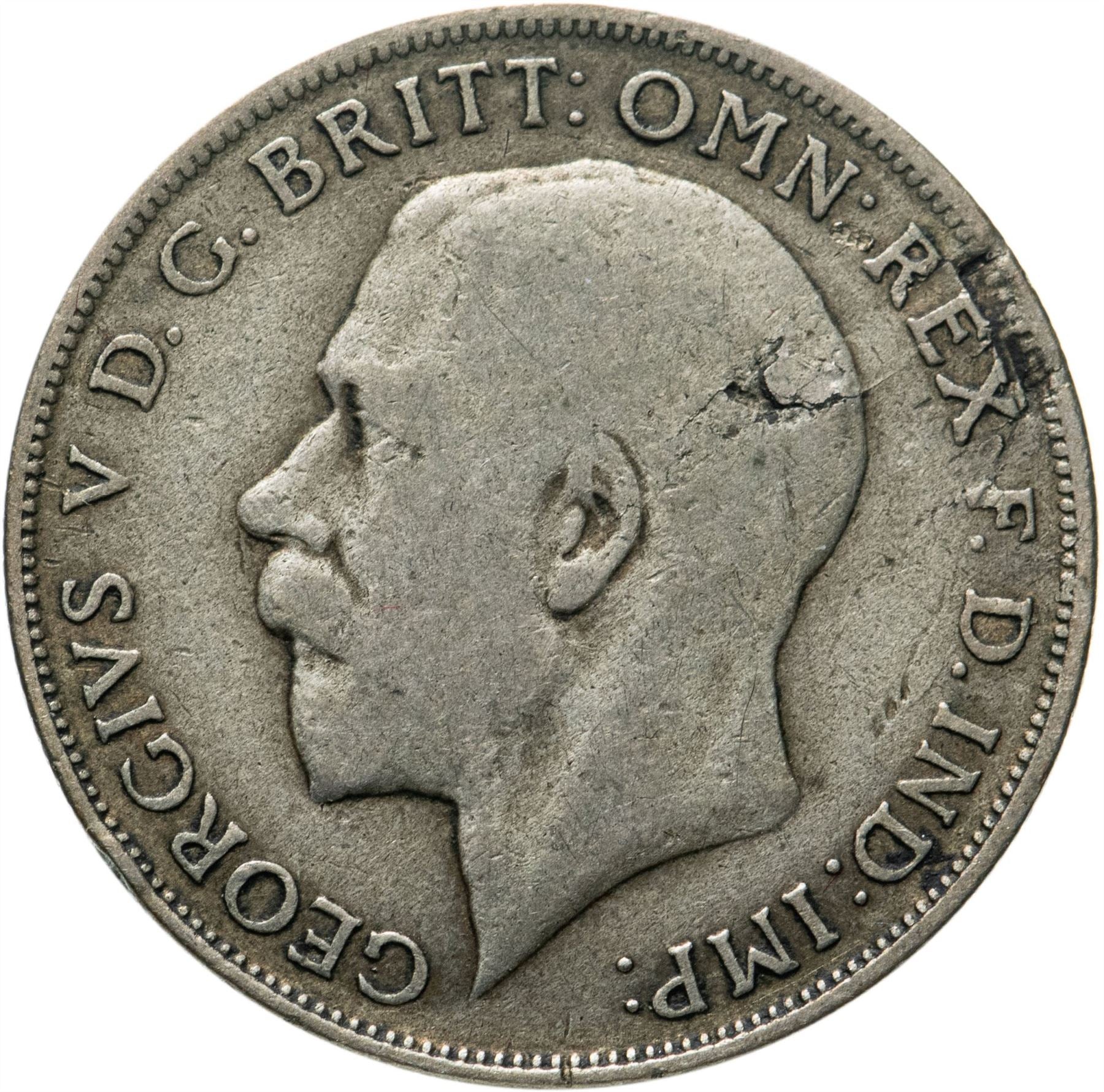 United Kingdom 1 Shilling Coin | George V 2nd type | 1920 - 1926