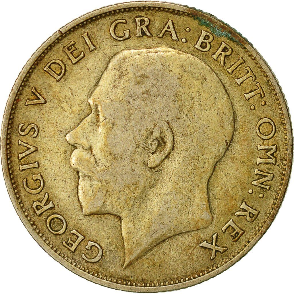 United Kingdom 1 Shilling Coin | George V 2nd type | 1920 - 1926