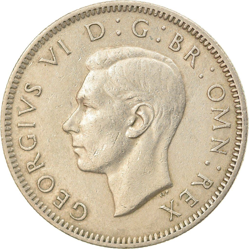 United Kingdom 1 Shilling - George VI English crest | without 'IND:IMP' | Coin KM876 1949 - 1952