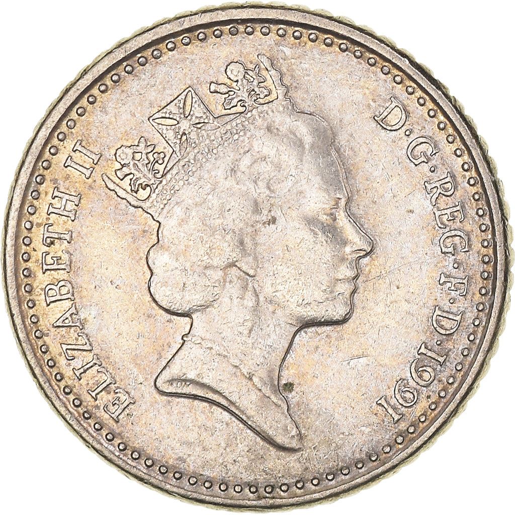 United Kingdom | 5 Pence Coin | Elizabeth II | KM:937b | 1990 - 1997