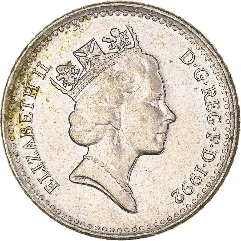 United Kingdom | 5 Pence Coin | Elizabeth II | KM:937b | 1990 - 1997