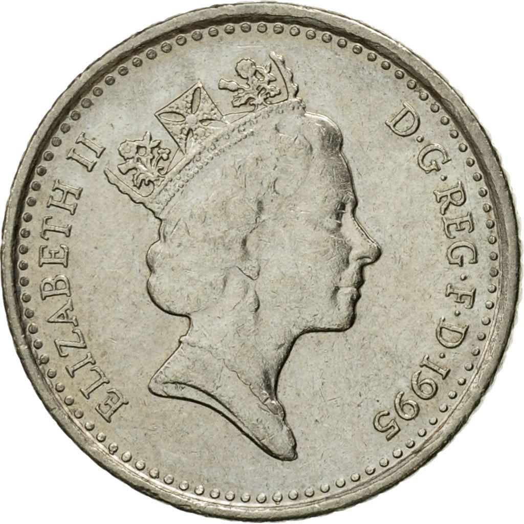 United Kingdom | 5 Pence Coin | Elizabeth II | KM:937b | 1990 - 1997