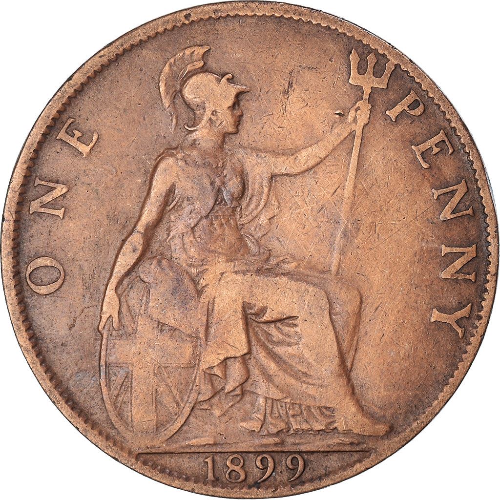 United Kingdom Coin 1 Penny | Victoria 3rd portrait | 1895 - 1901