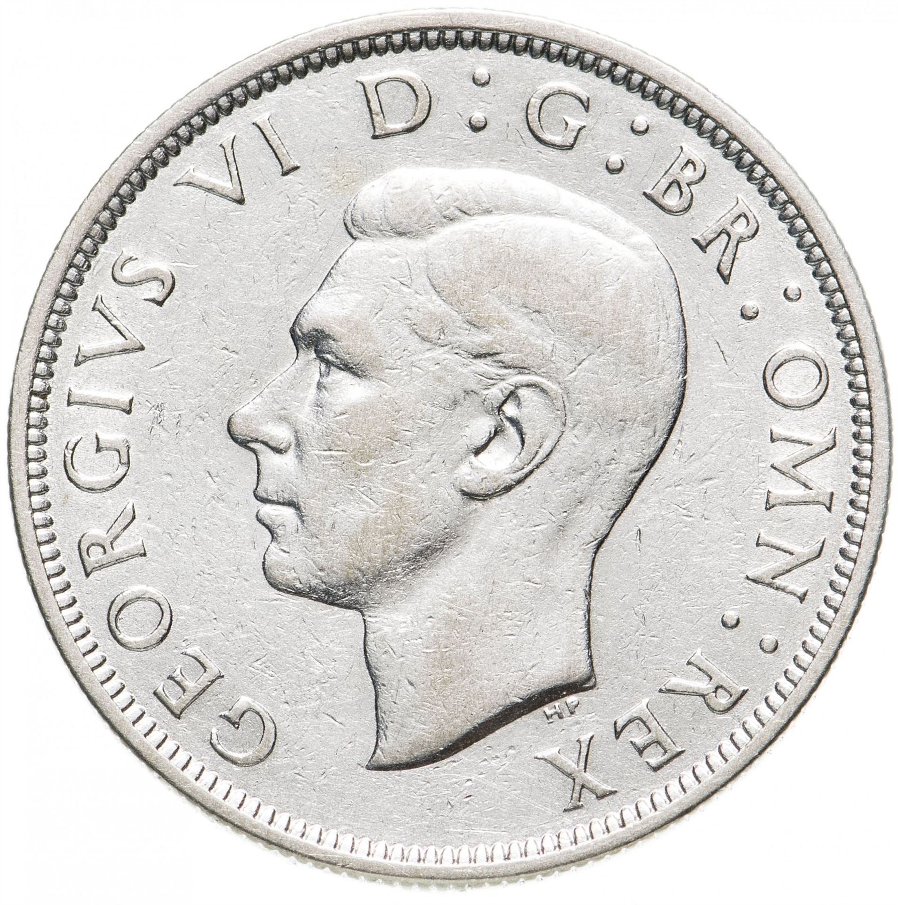 United Kingdom Coin ½ Crown | George VI 1st type | 1937 - 1946