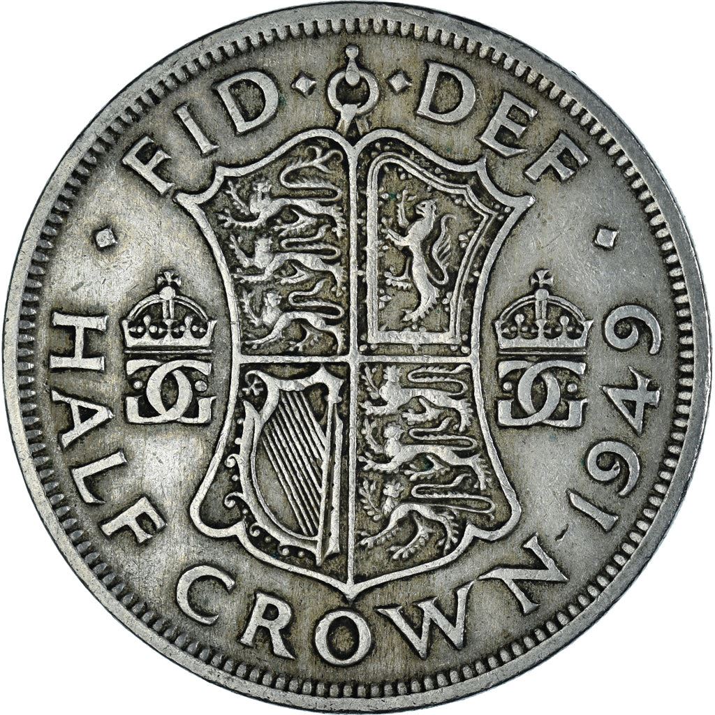 United Kingdom | 1/2 Crown Coin | George VI | Km:879 | 1949 - 1952
