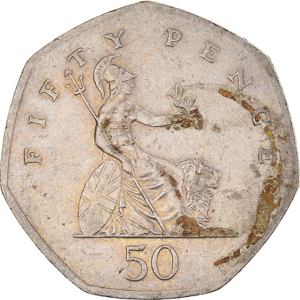 United Kingdom | 50 Pence Coin | Britannia | Km:940.2 | 1997