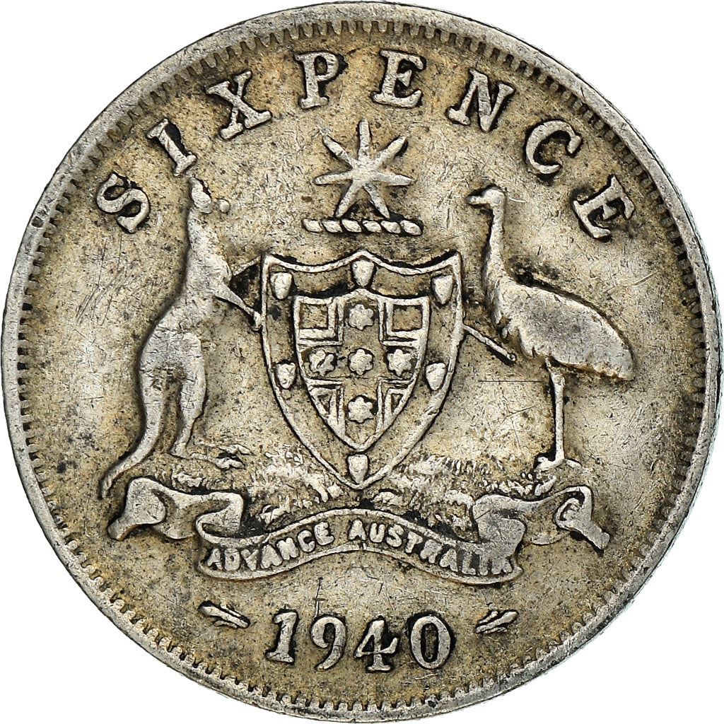 United Kingdom Coin 6 Pence | George VI 1st 1937 - 1946