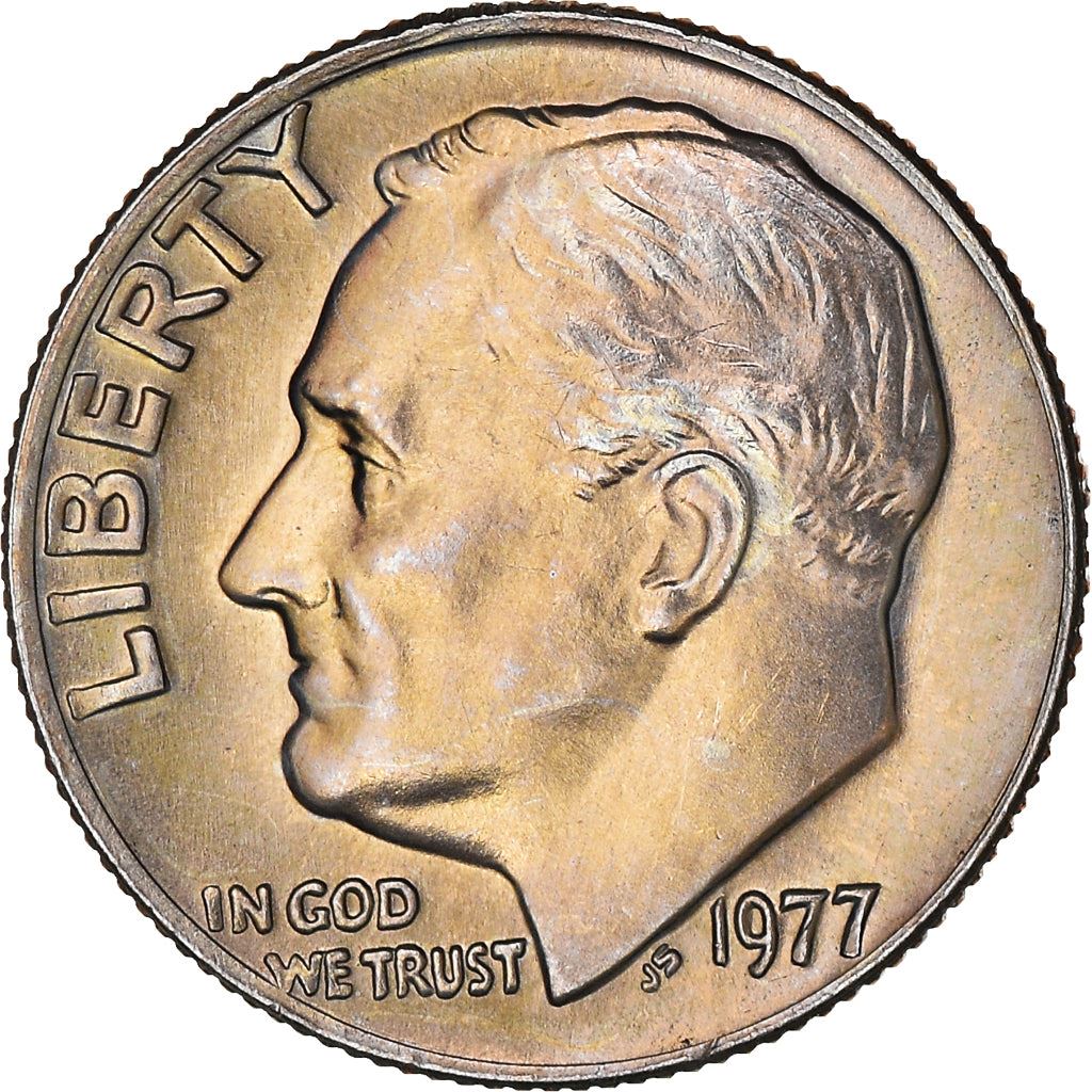 アメリカ合衆国 | 1ダイム硬貨 | フランクリン・D・ルーズベルト | KM