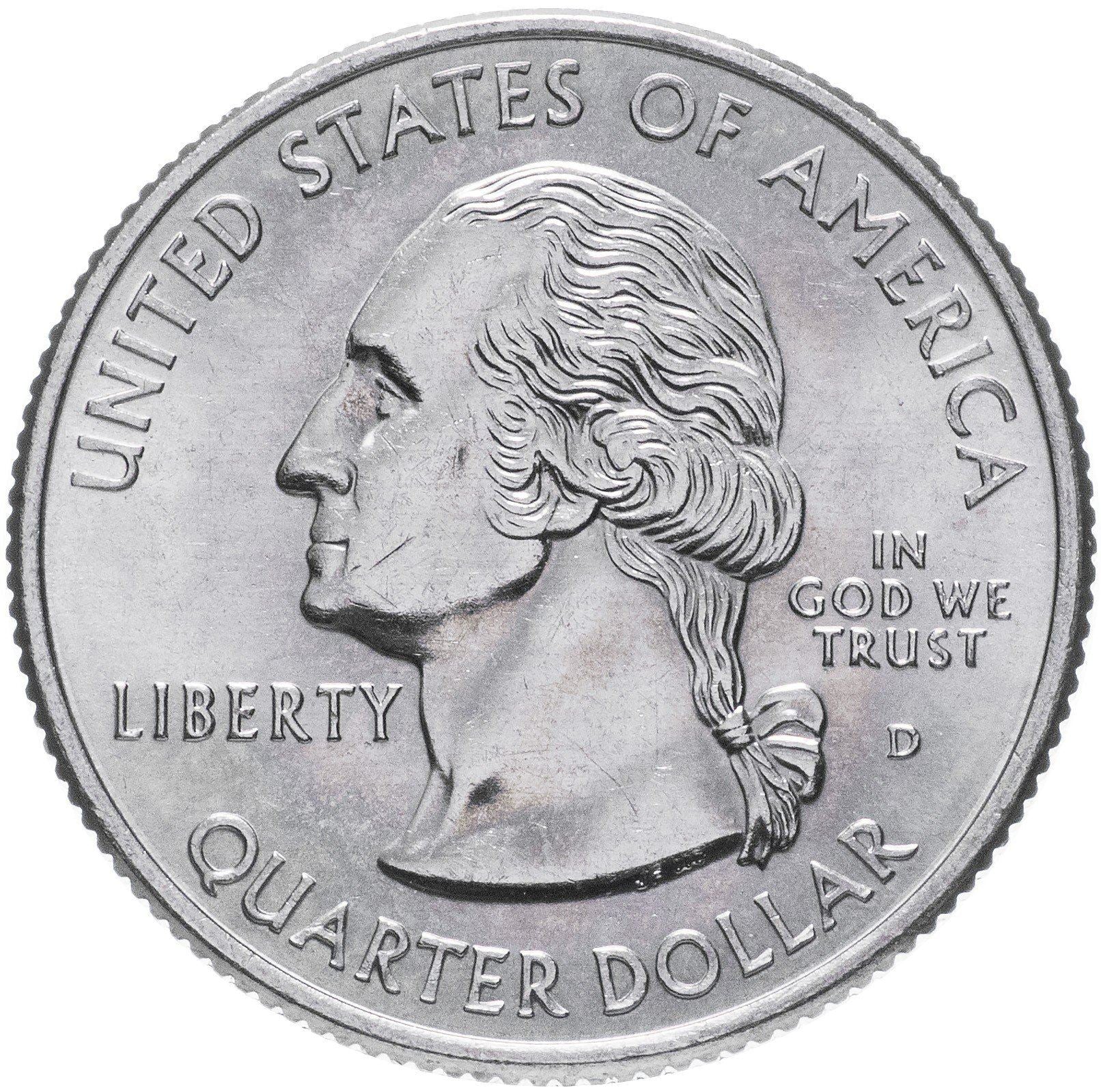 United States Coin American ¼ Dollar | George Washington | Delaware River | Colonial Army | KM295 | 1999