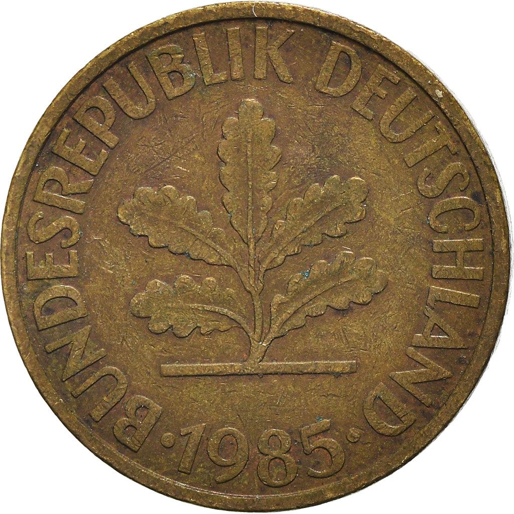West German 10 Pfennig | KM108 | 1950 - 2001