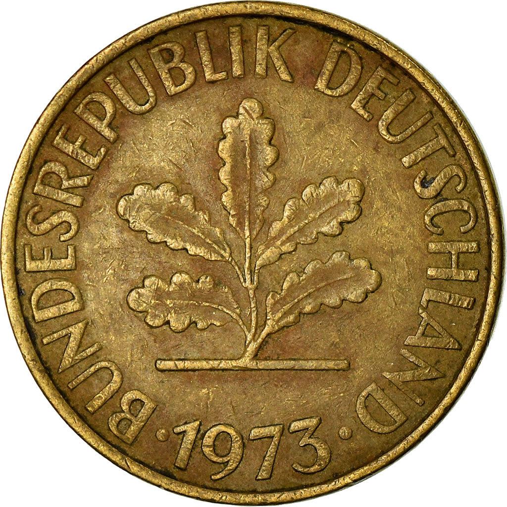 West German 10 Pfennig | KM108 | 1950 - 2001
