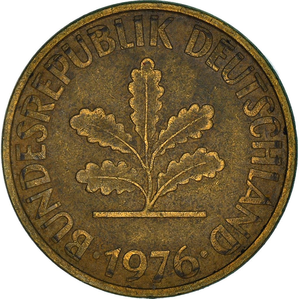 West German 10 Pfennig | KM108 | 1950 - 2001
