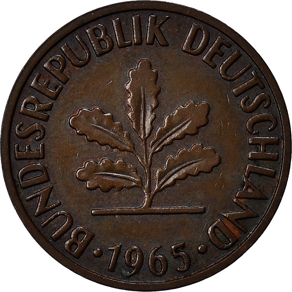 West German 2 Pfennig non-magnetic | KM106 | 1950 - 1969