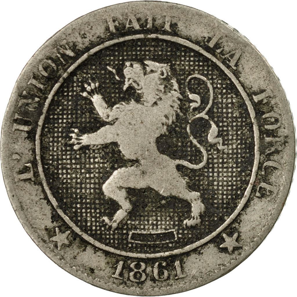 Belgium | 5 Centimes Coin | Léopold I | Copper-nickel | KM:21 | 1861-1864