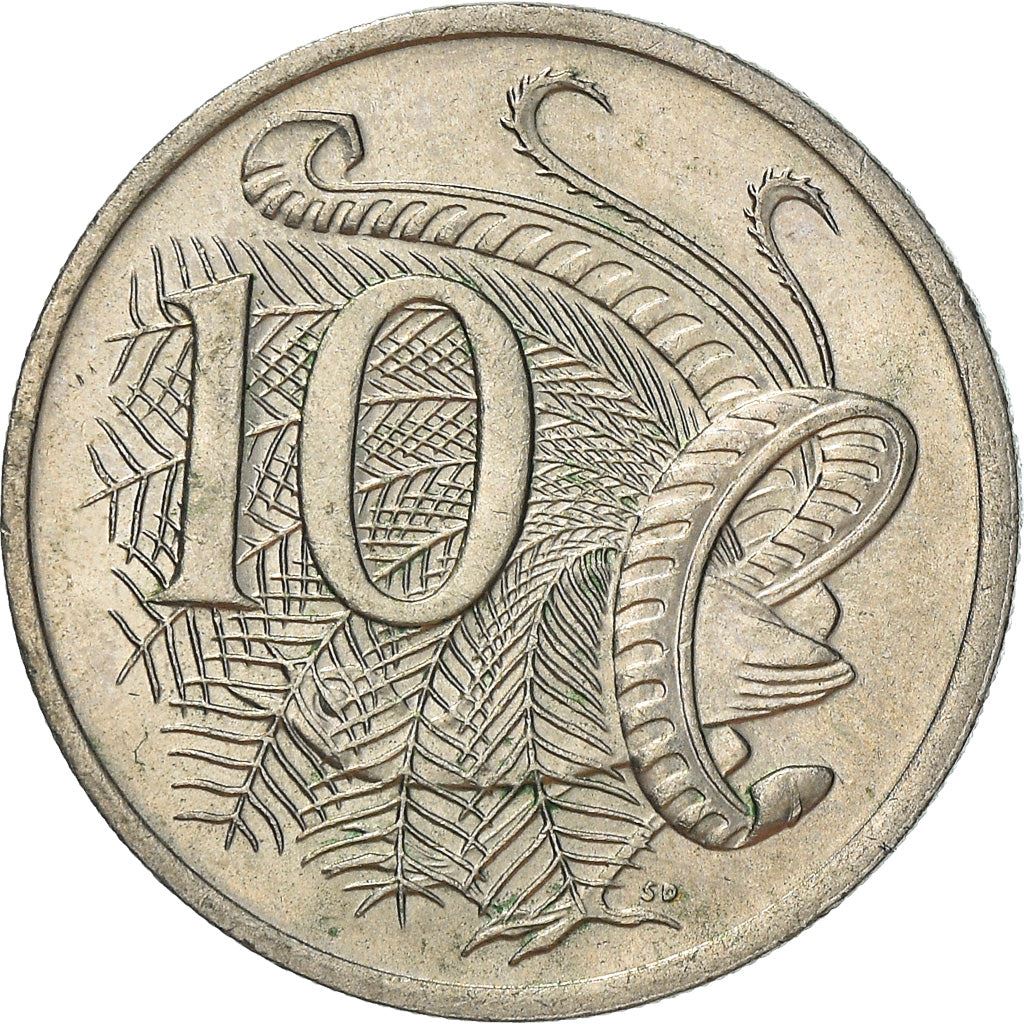 Australia | 10 Cents Coin | Lyrebird | Km:65 | 1966 - 2019