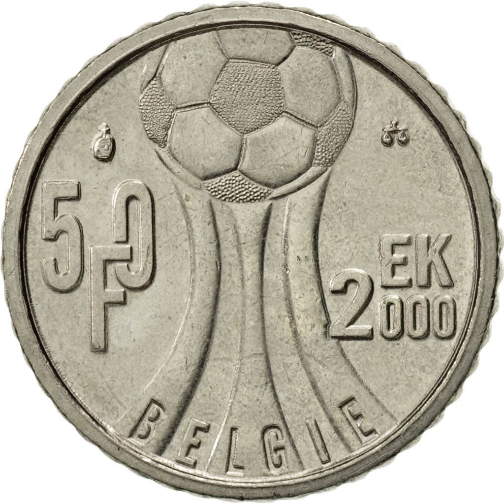 Belgium | 50 Francs Coin | Soccer Championship | Km:214 | 2000