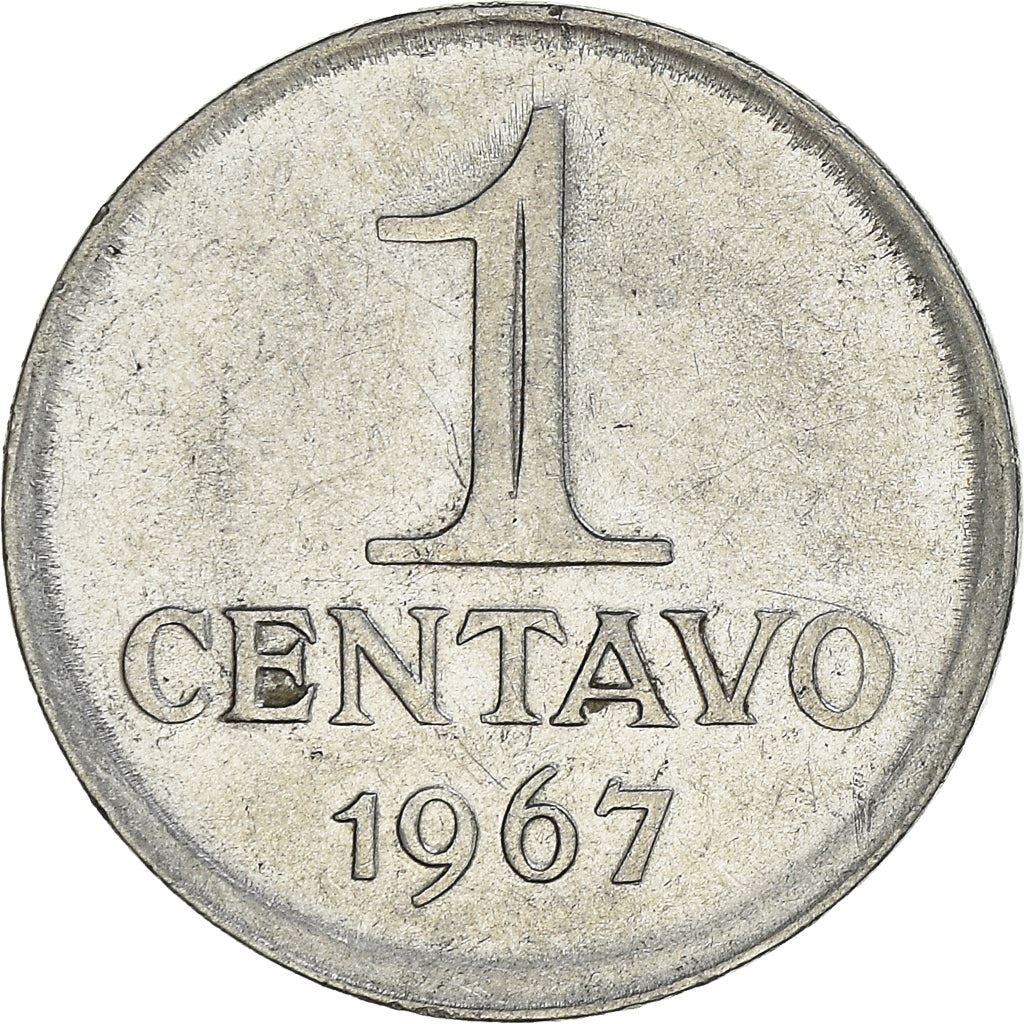Brazil | 1 Centavo Coin | Effigy | Km:575.1 | 1967