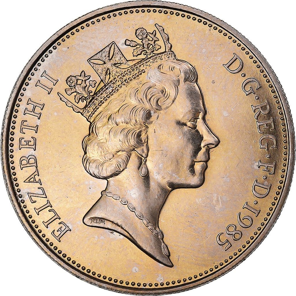 United Kingdom | 10 Pence Coin | Elizabeth II | Km:938 | 1985 - 1992