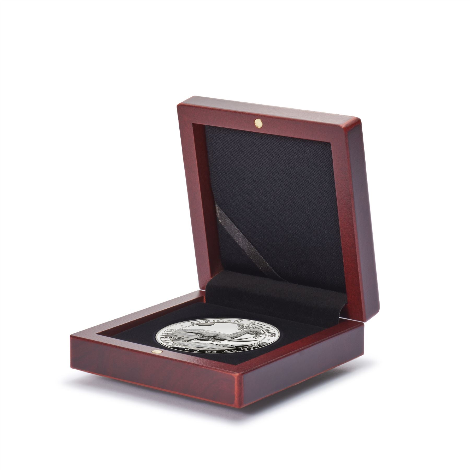 VOLTERRA Small Coin Box | Wood Box for a Single Coin | Coin up to 60mm Diameter
