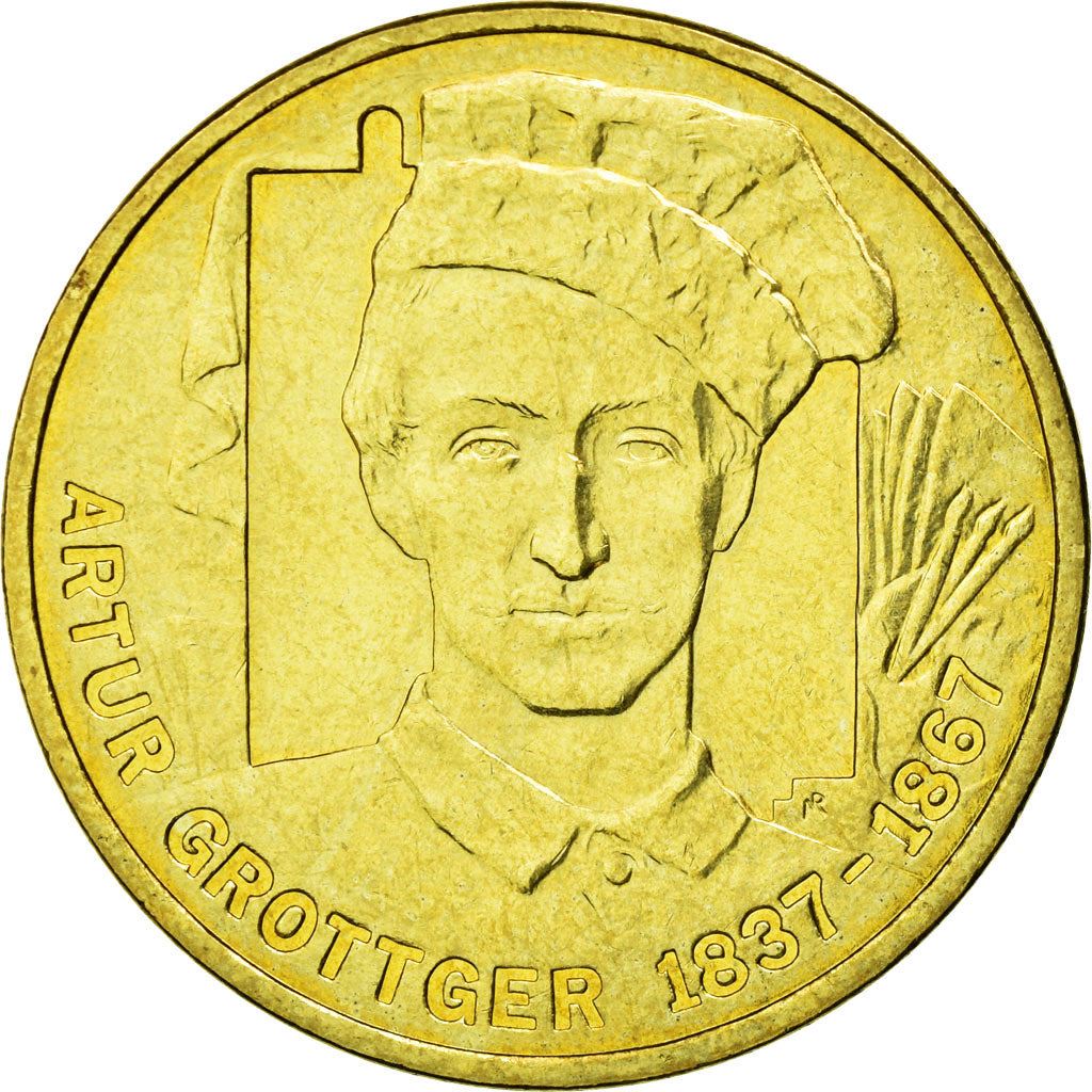 Poland | 2 Zlotys Coin | Artur Grottger | Y:746 | 2010