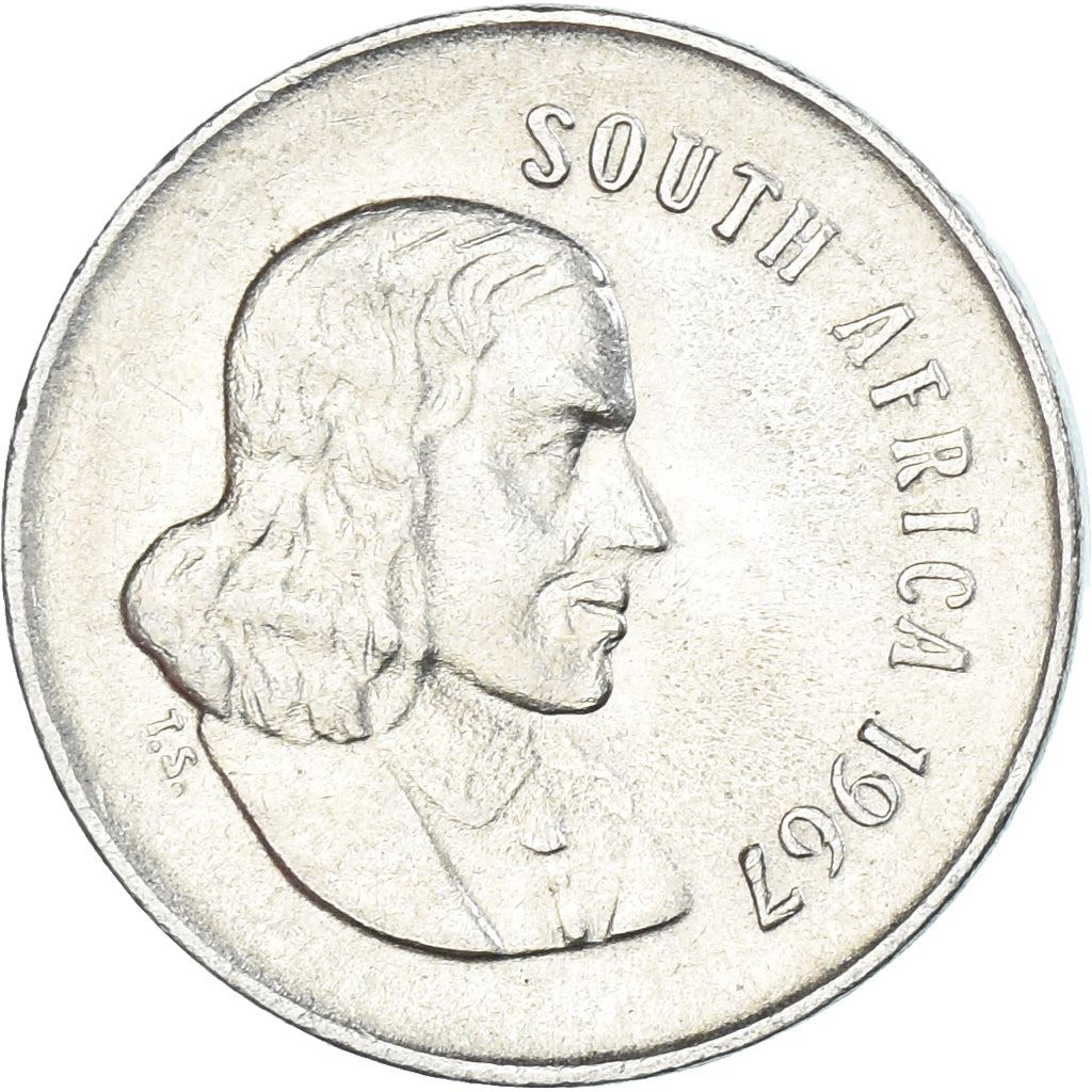 Sør-Afrika 5 Cents Mynt | Engelsk Inskripsjon - SOUTH AFRICA | KM67.1 | 1965 - 1969