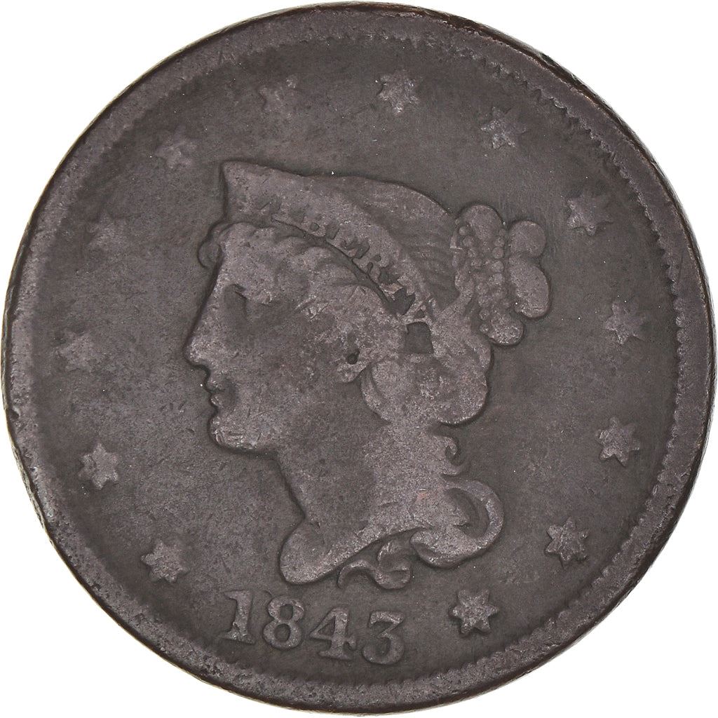 United States | 1 Cent Coin | Lady Liberty | KM67 | 1839 - 1857