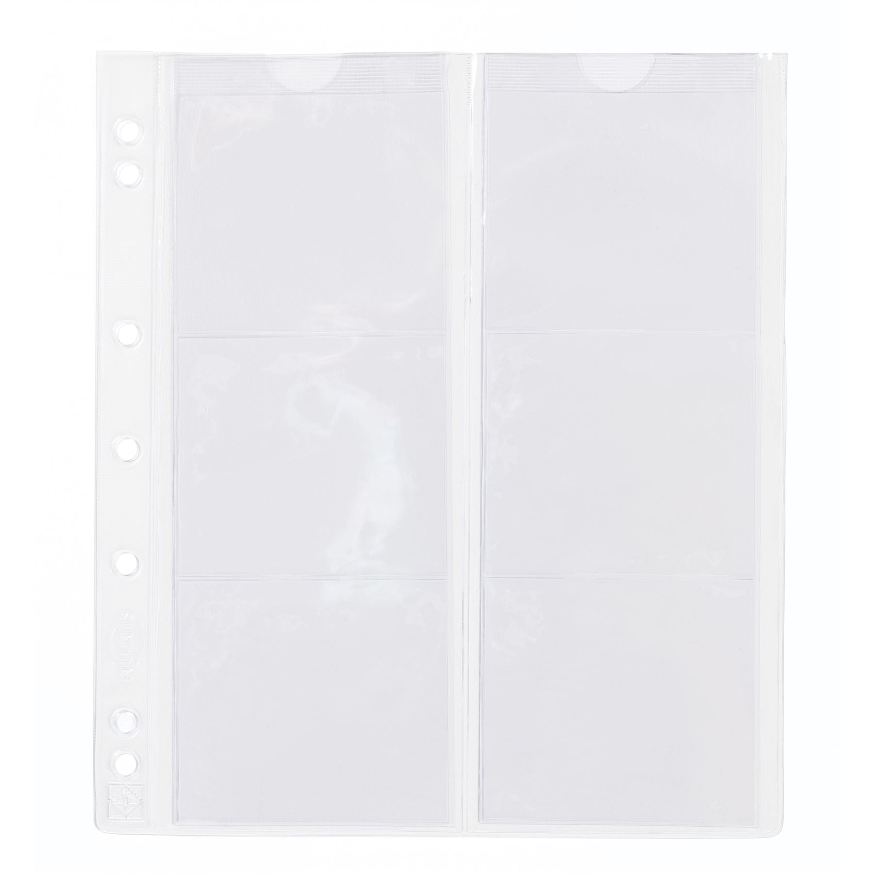 NUMIS Coin Sheets for Coin Albums | Packs of 5 | Different Pocket Configurations