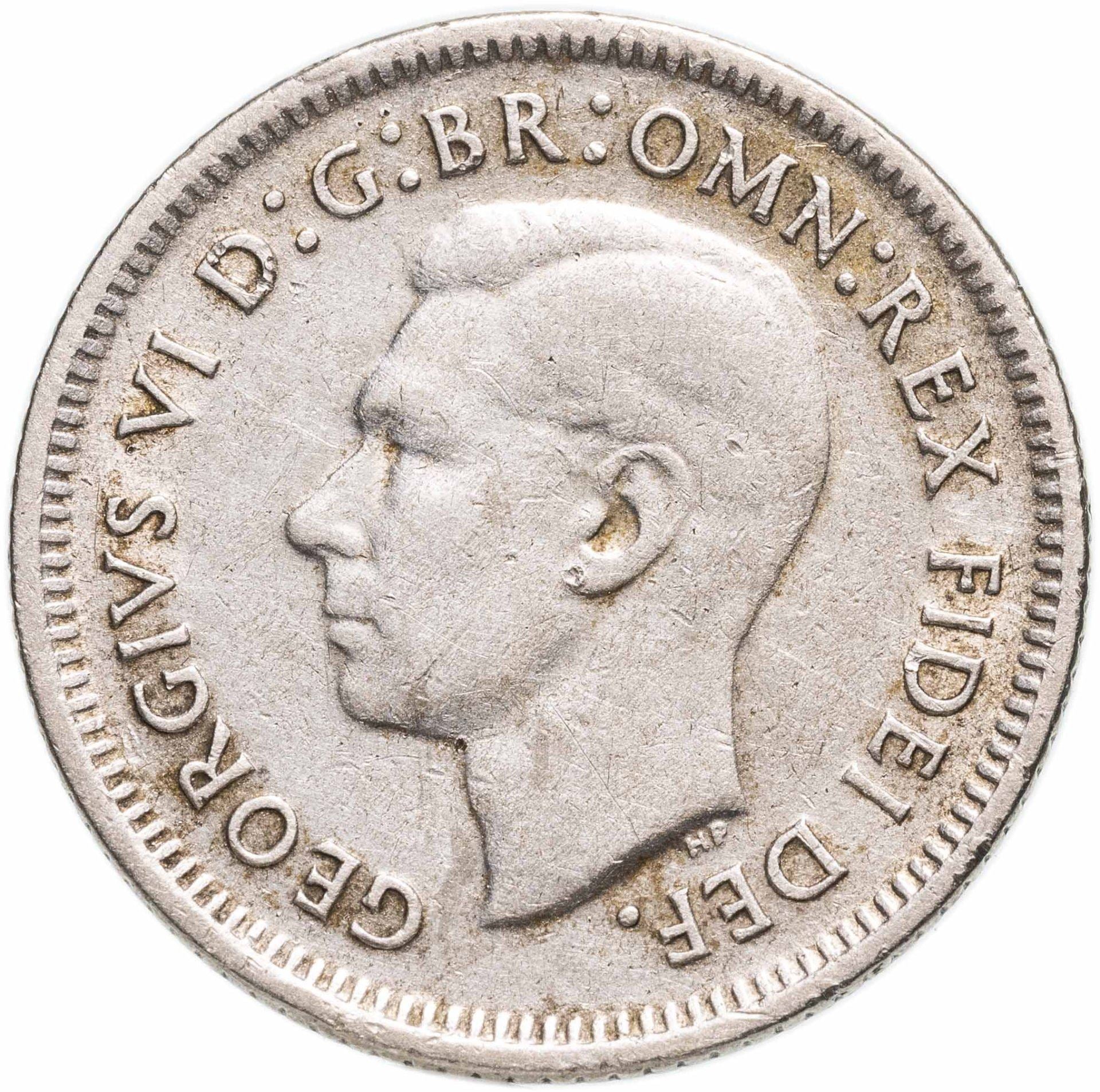 Australia | 6 Pence Coin | George VI | KM:45 | 1950 - 1952