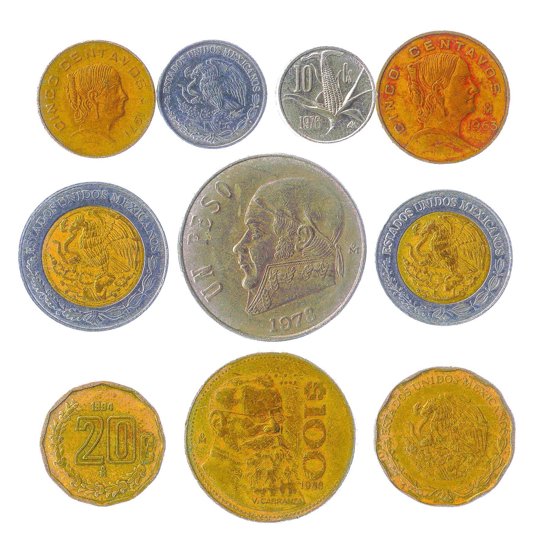 メキシコの通貨 | メキシコの硬貨と紙幣