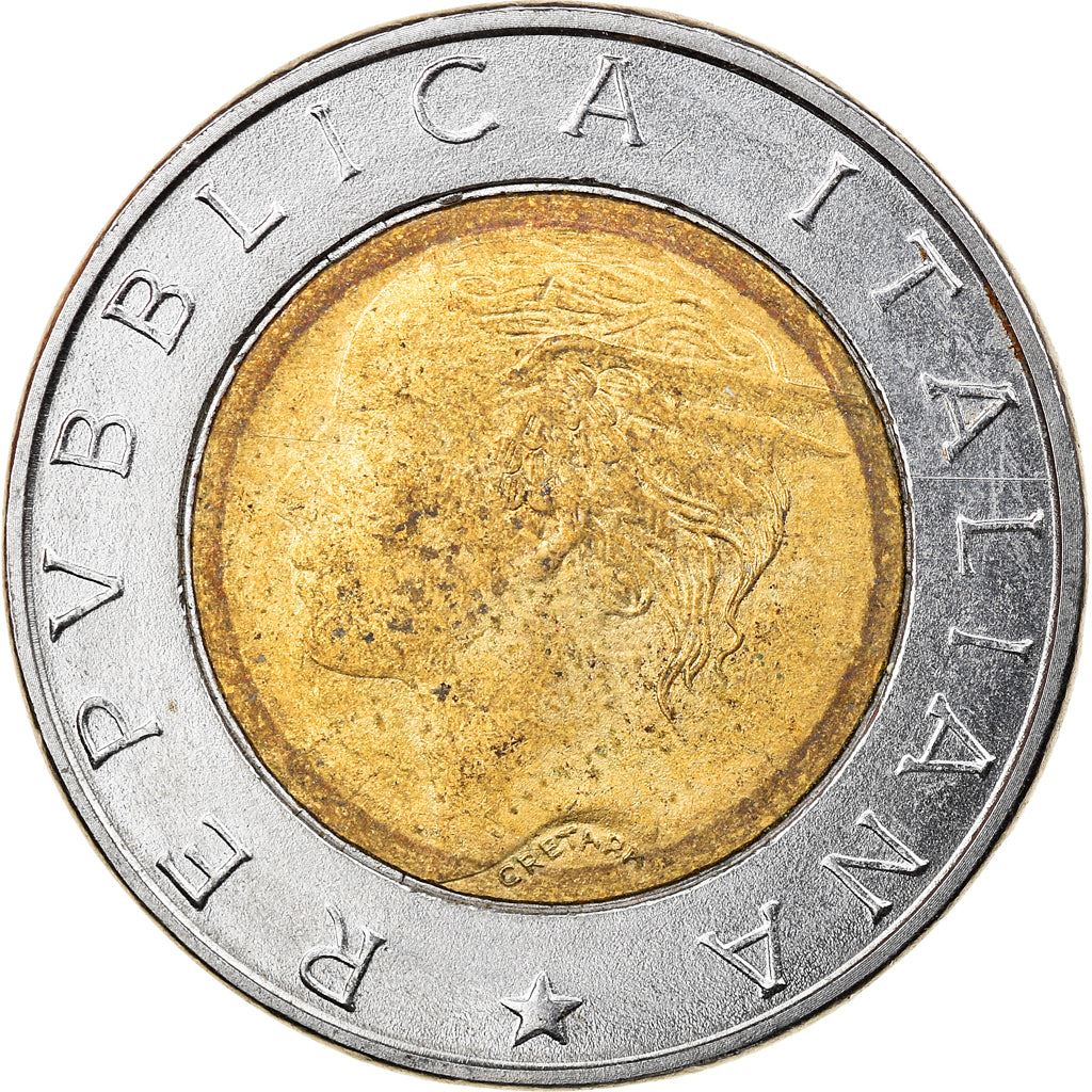 Italy | 500 Lire Coin | Luca Pacioli | Km:167 | 1994