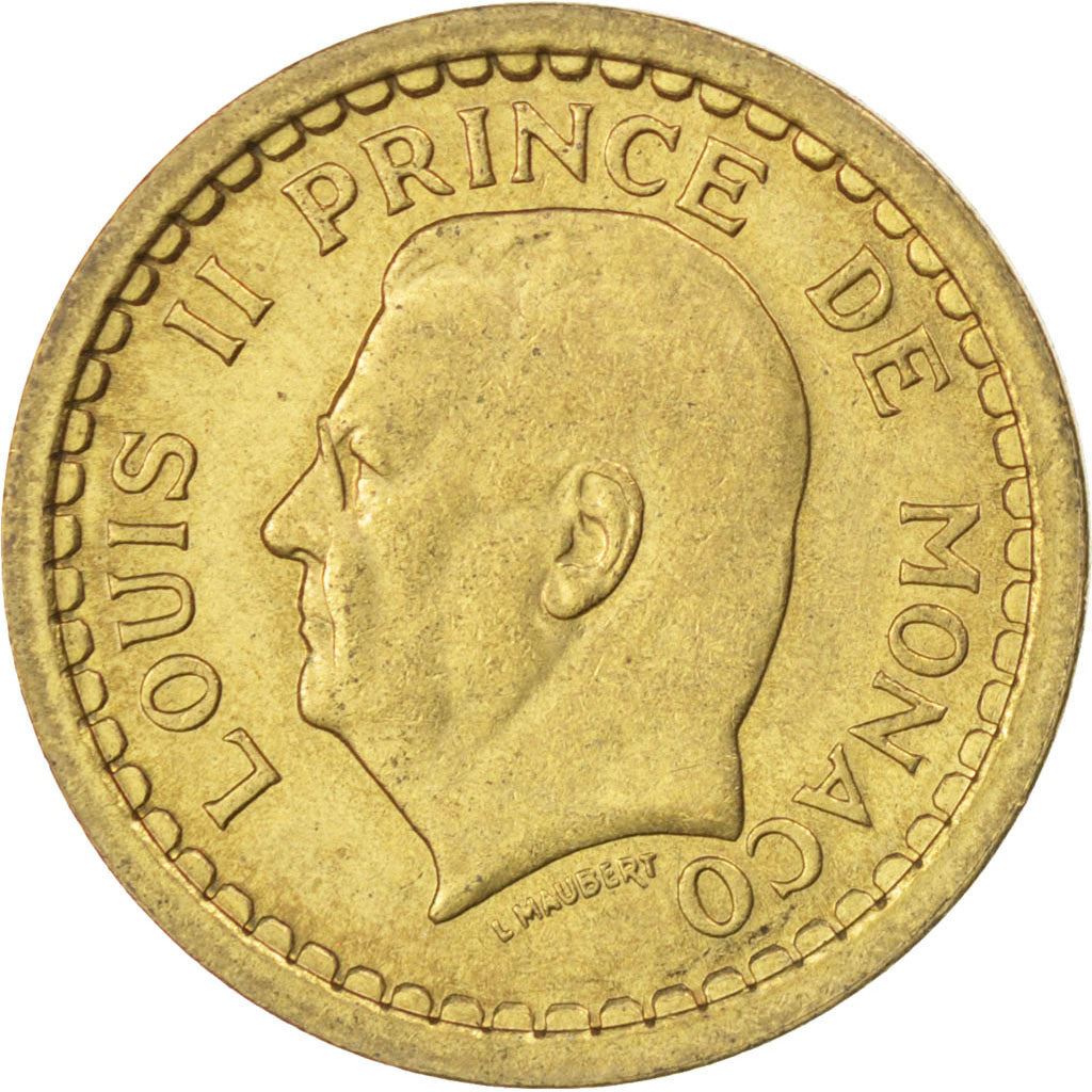 Monaco | 1 Franc Coin | Louis II | Km:120A | 1943