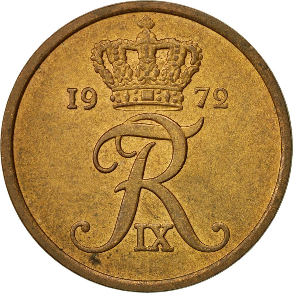 Denmark | 5 Ore Coin | Monogram | Km:848 | 1960 - 1972